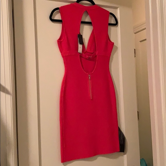 Red bodycon dress - Picture 2 of 2